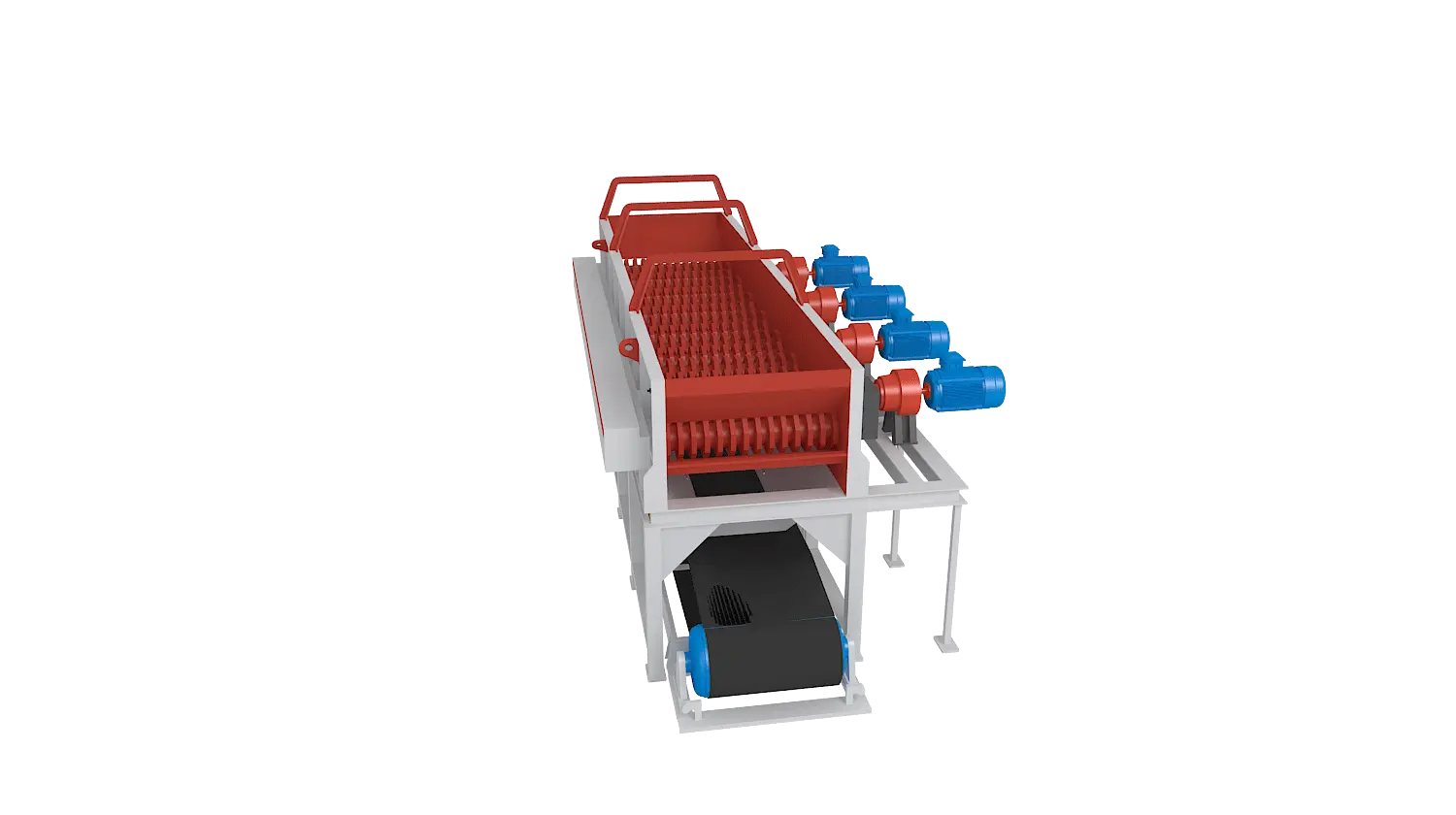 泥石分离机360度旋转图