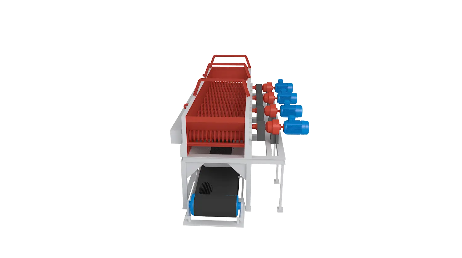 泥石分离机360度旋转图