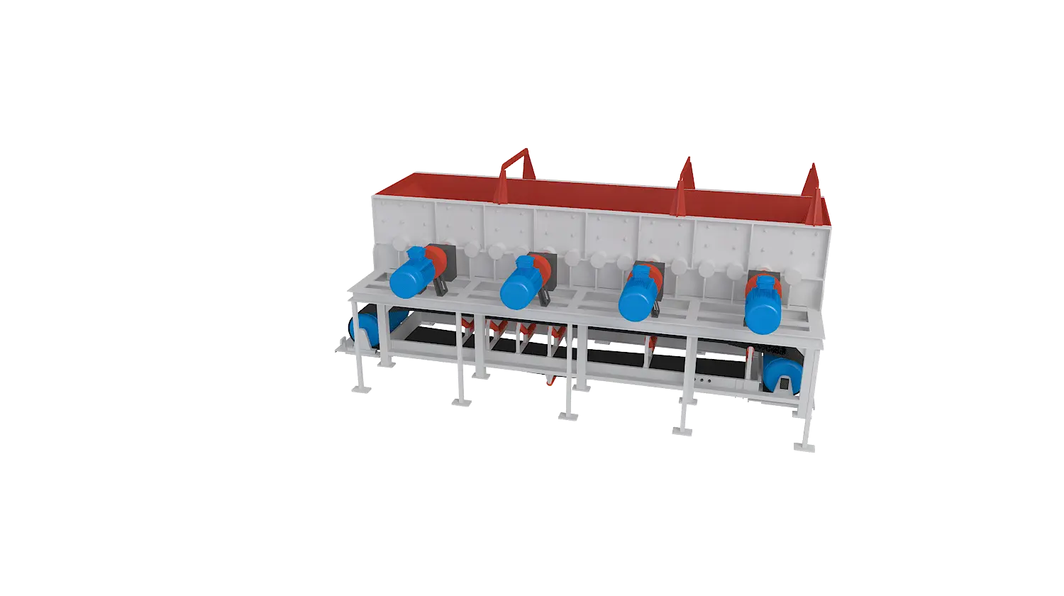 泥石分离机360度旋转图