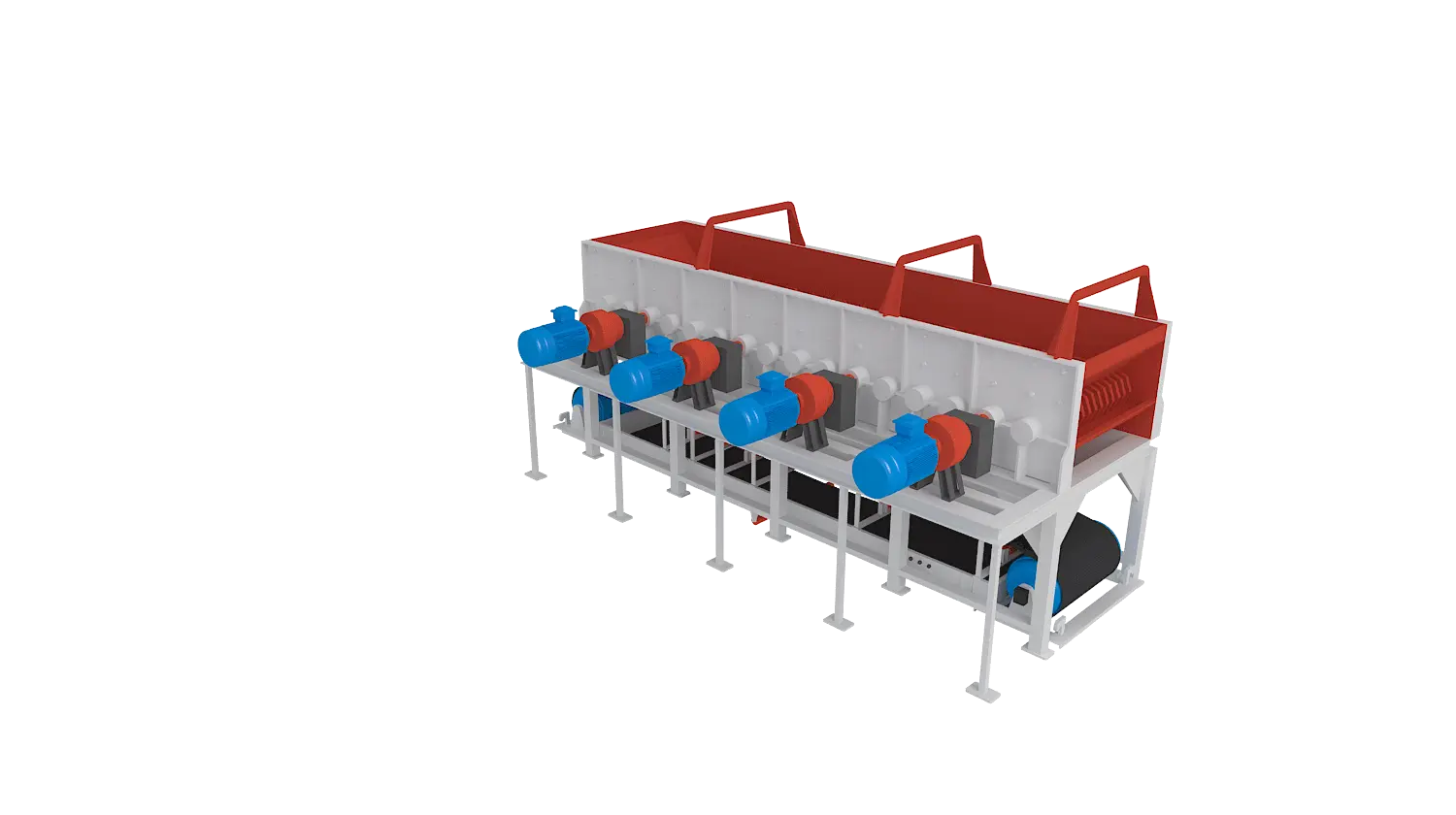 泥石分离机360度旋转图