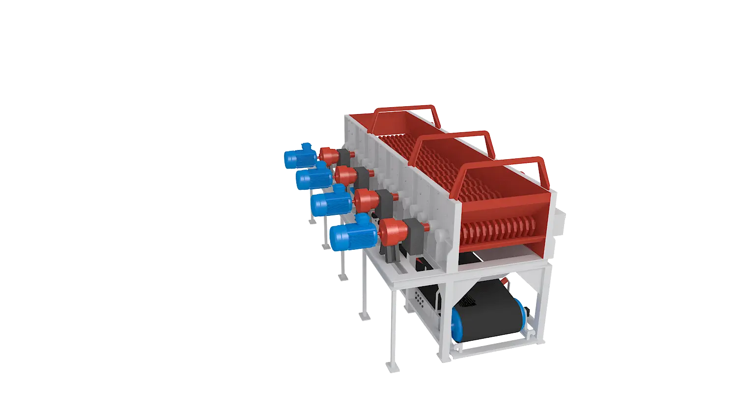 泥石分离机360度旋转图