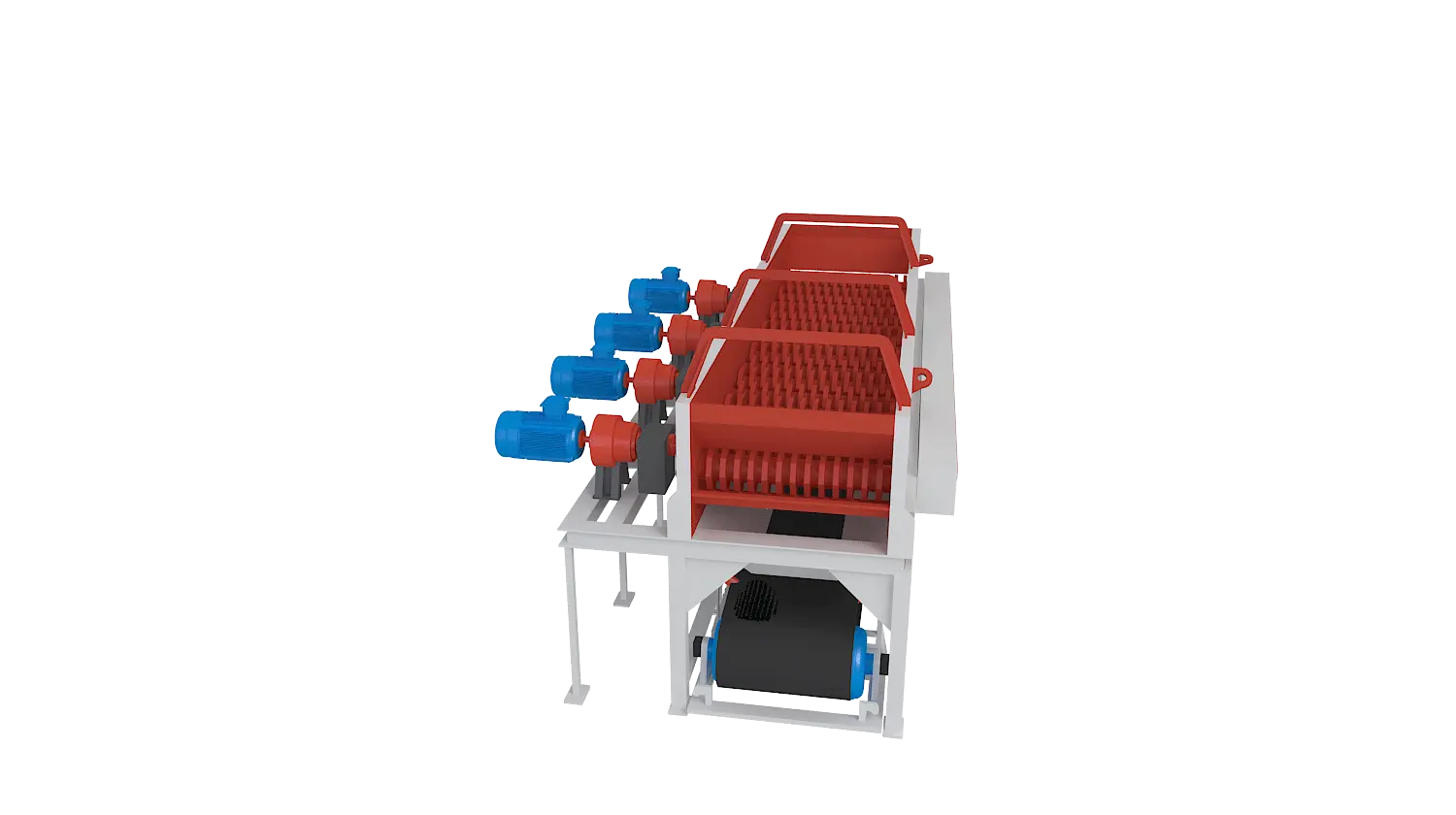 泥石分离机360度旋转图