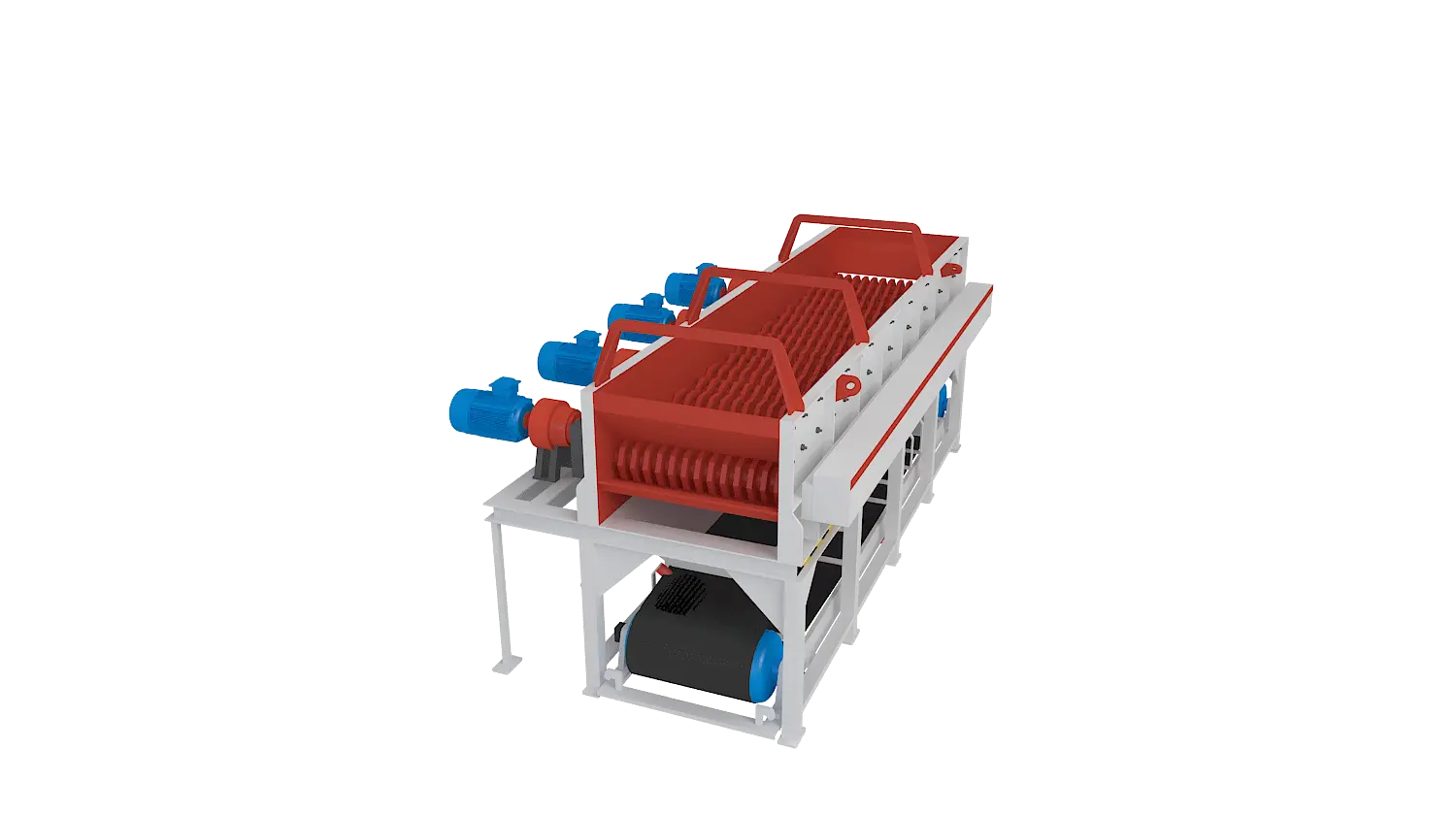 泥石分离机360度旋转图