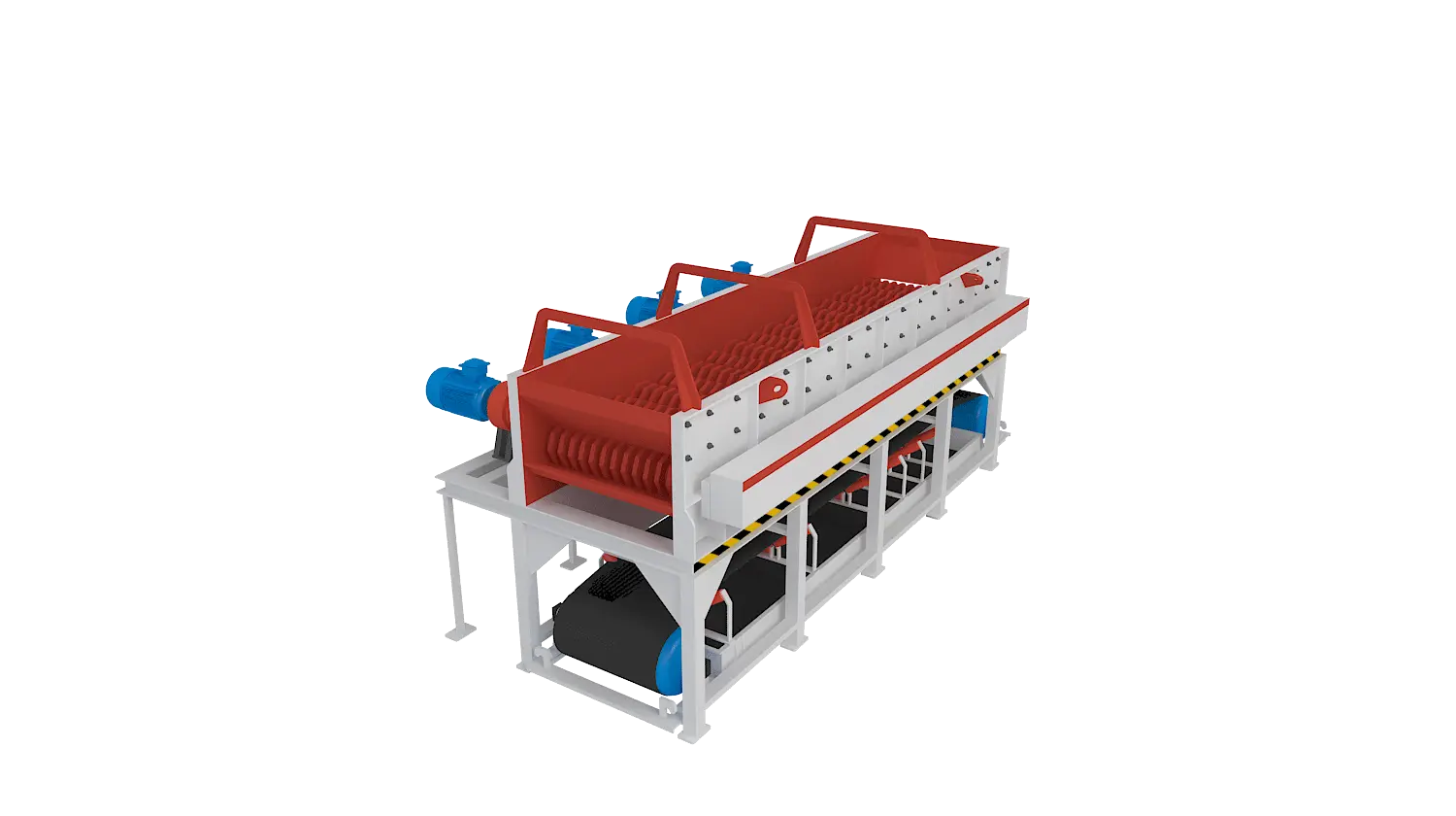 泥石分离机360度旋转图