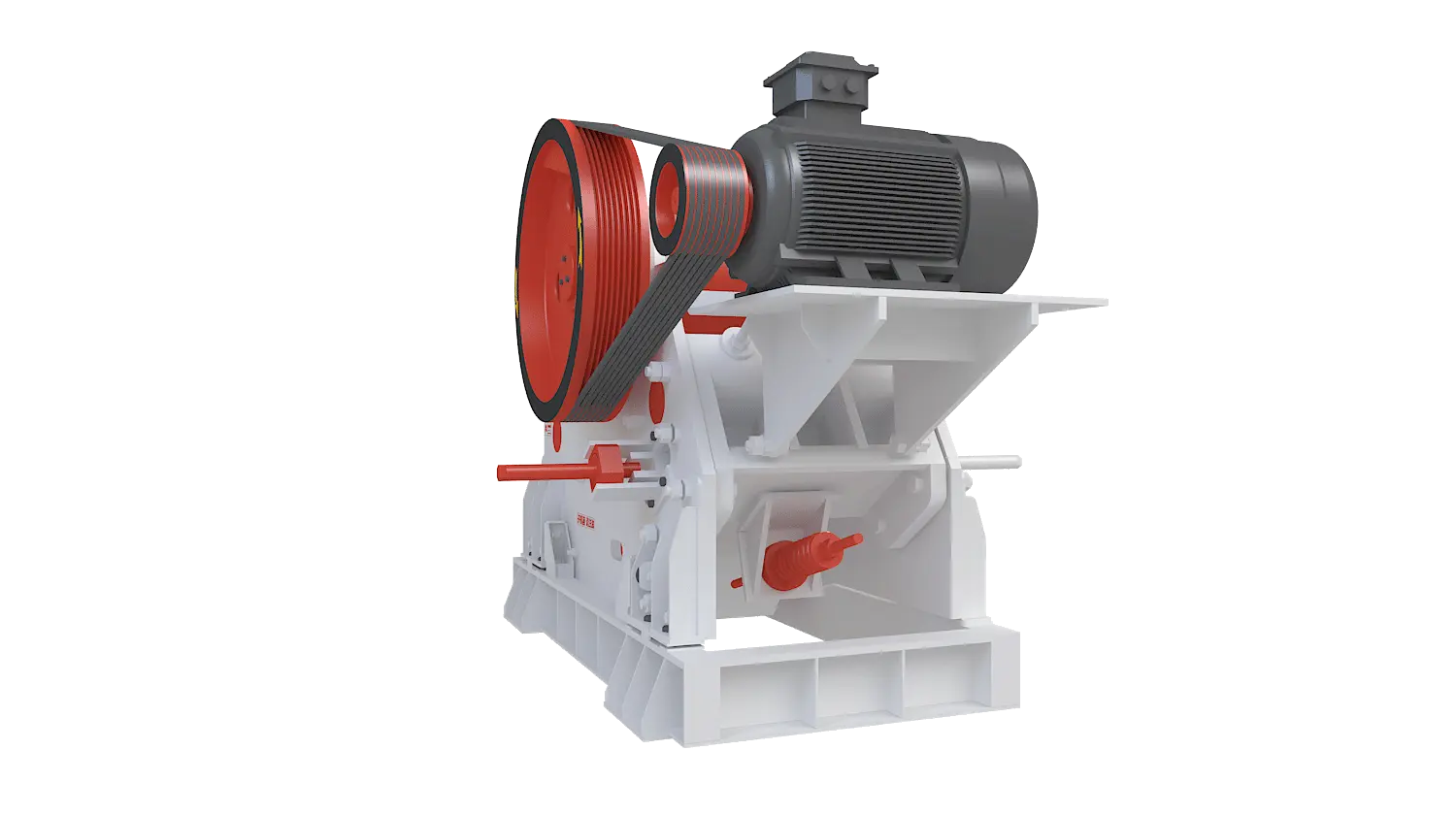 PEV系列欧版颚式破碎机360度旋转图