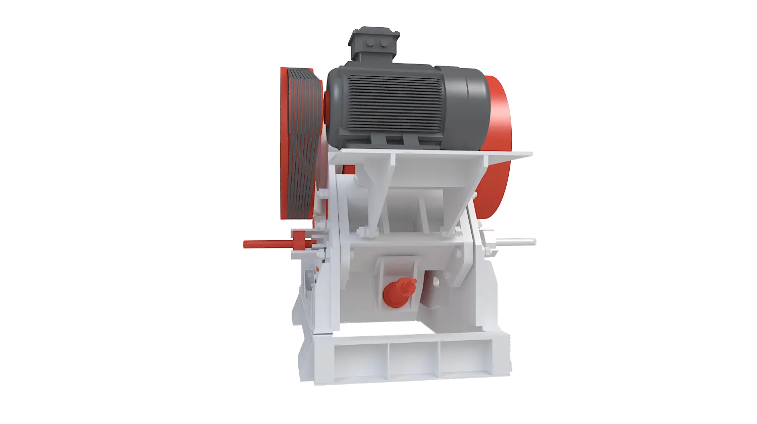 PEV系列欧版颚式破碎机360度旋转图