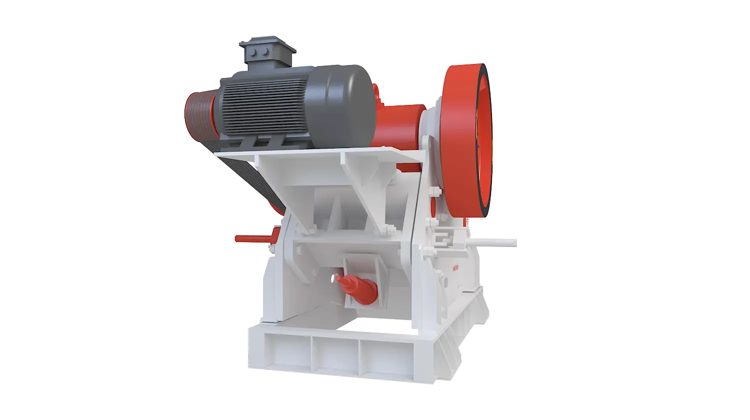 PEV系列欧版颚式破碎机360度旋转图