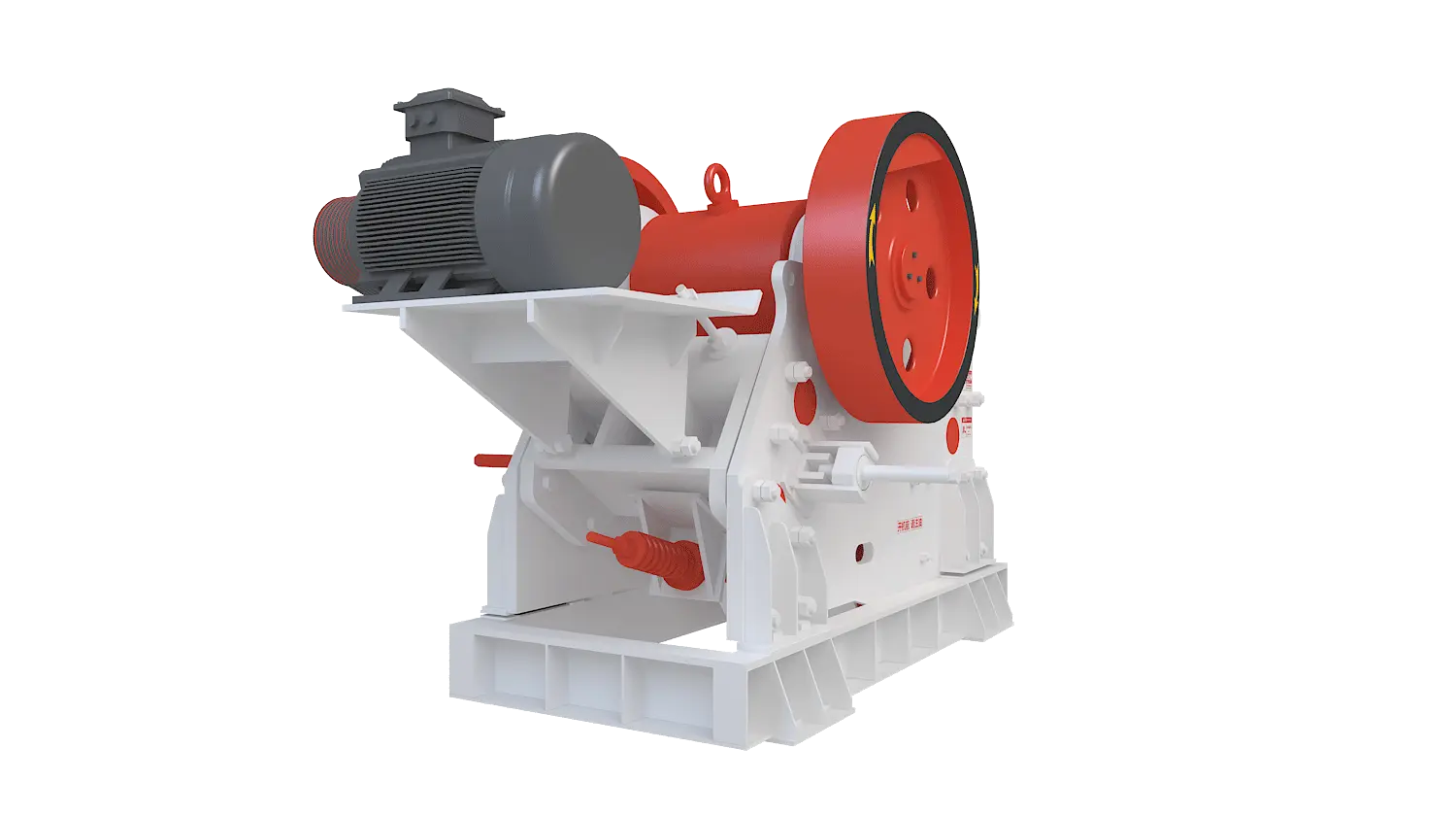 PEV系列欧版颚式破碎机360度旋转图