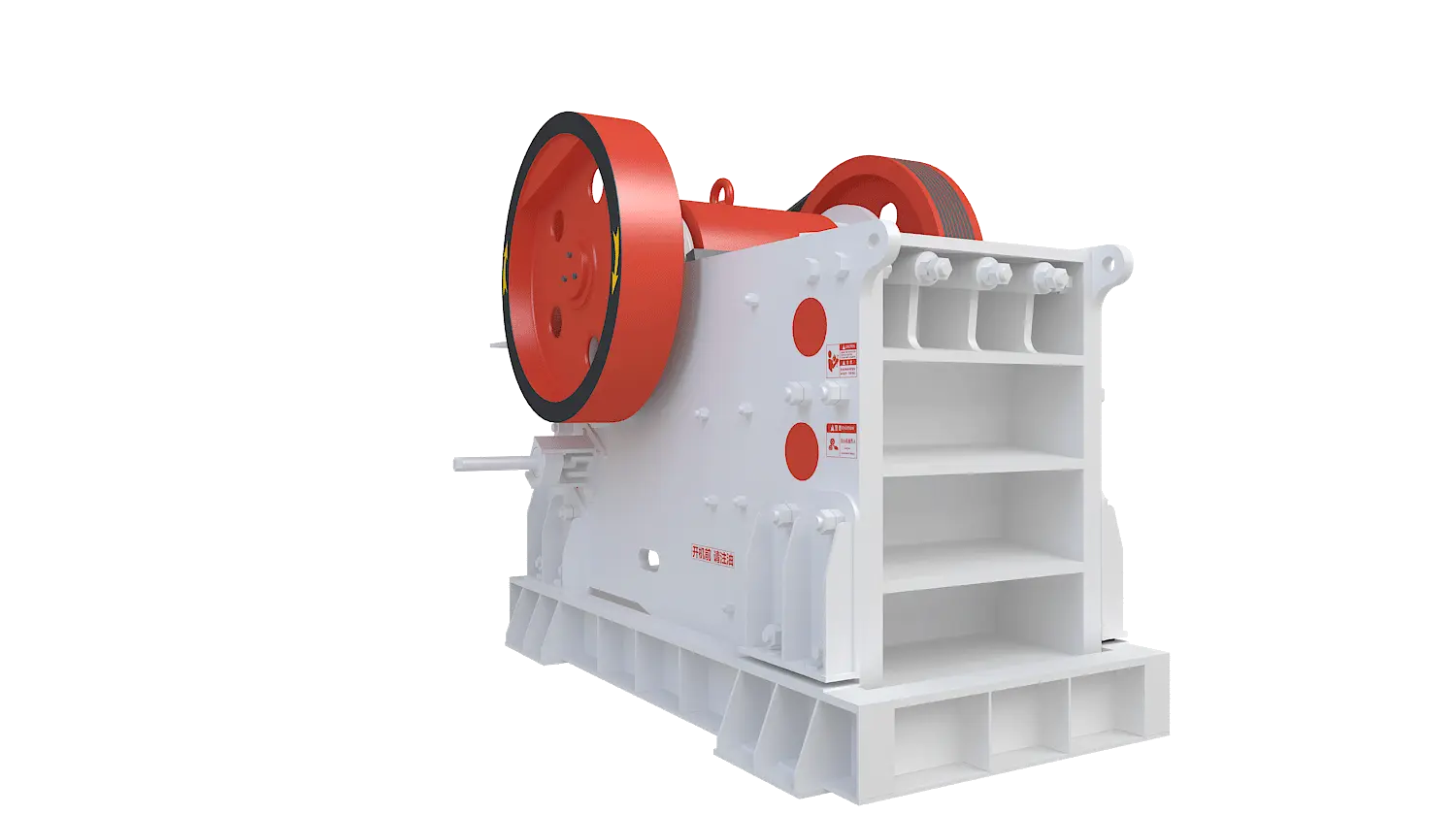 PEV系列欧版颚式破碎机360度旋转图