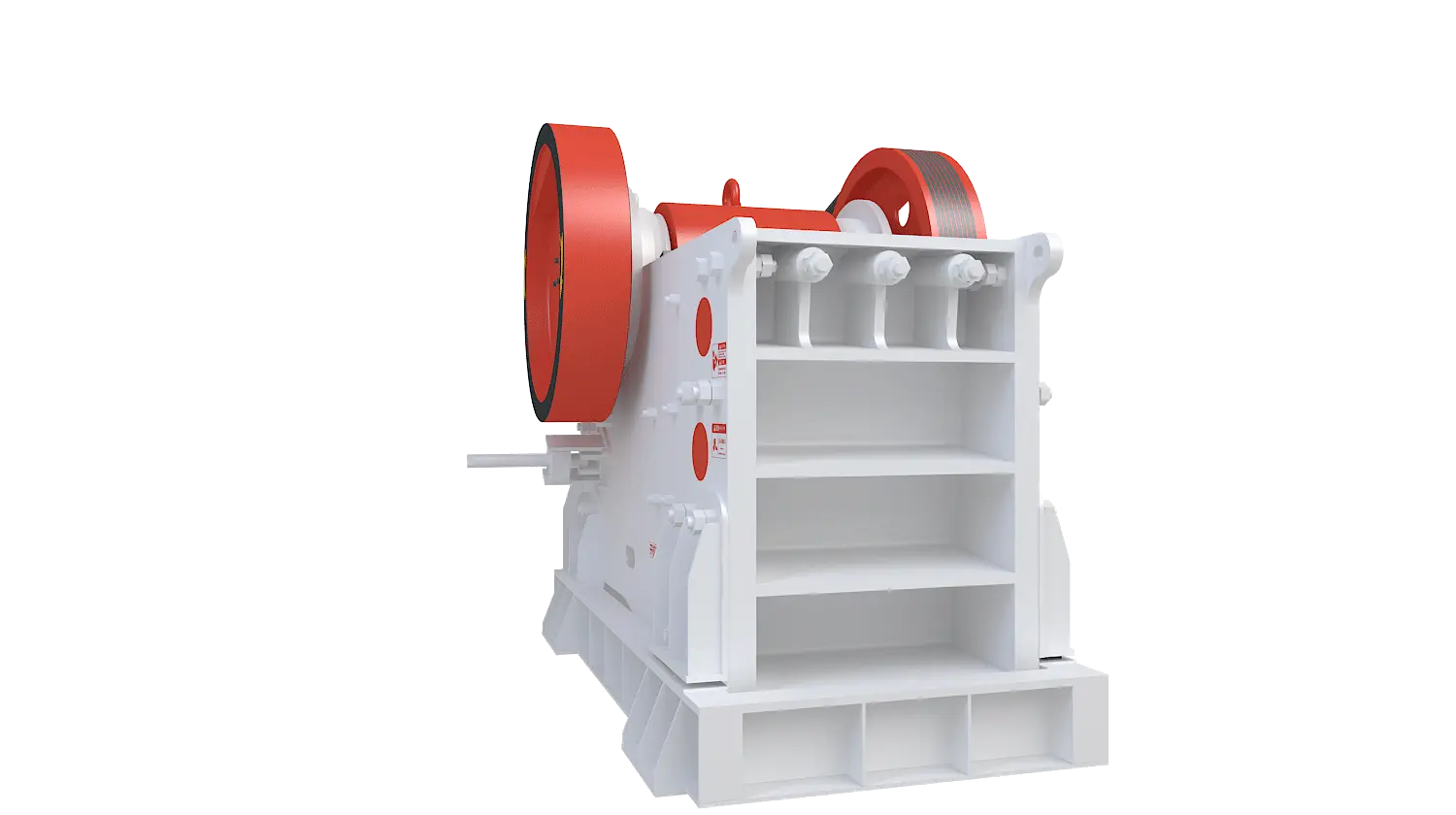 PEV系列欧版颚式破碎机360度旋转图