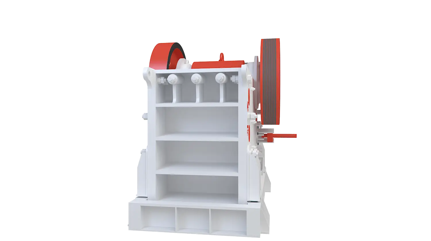 PEV系列欧版颚式破碎机360度旋转图