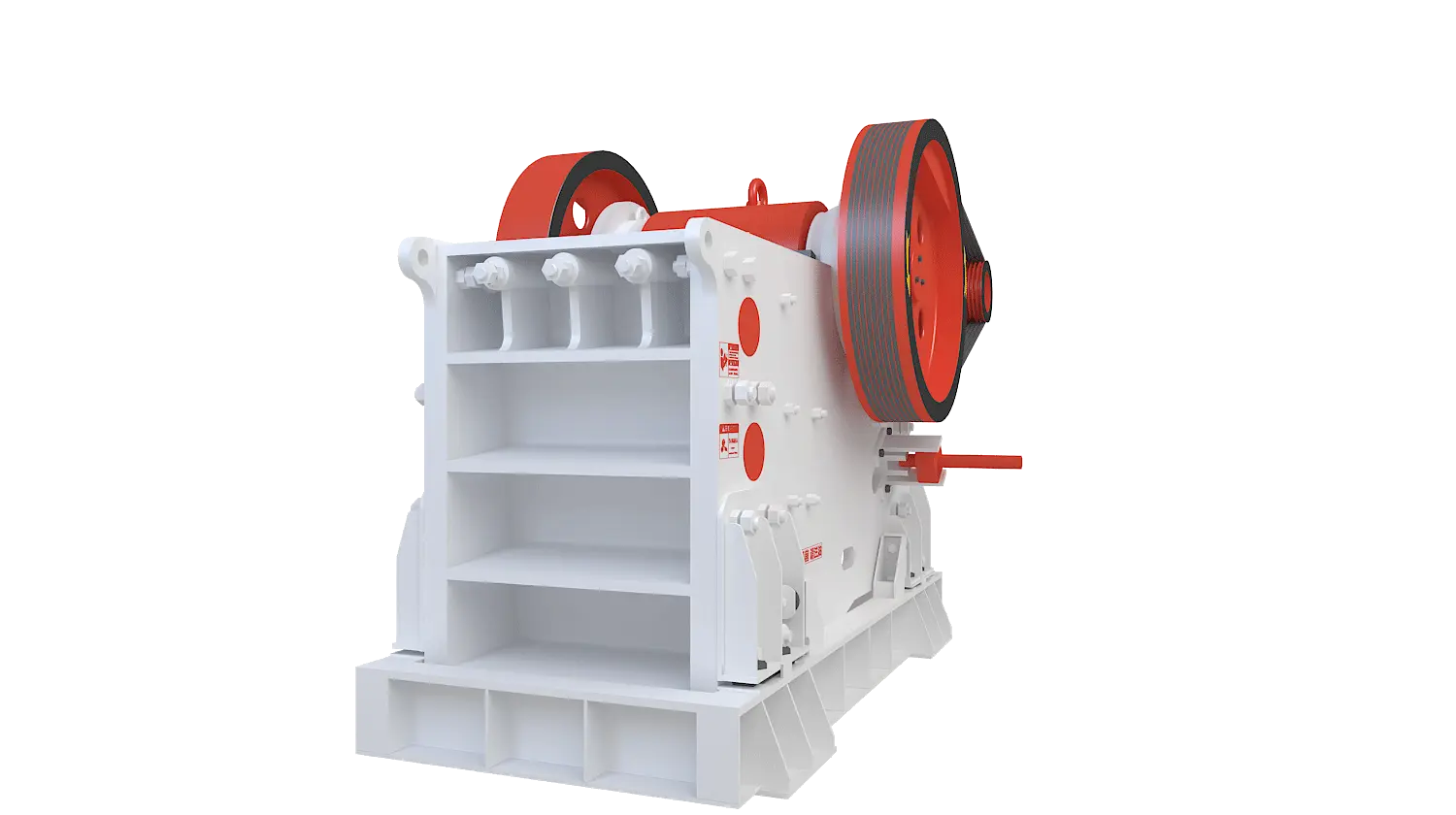 PEV系列欧版颚式破碎机360度旋转图