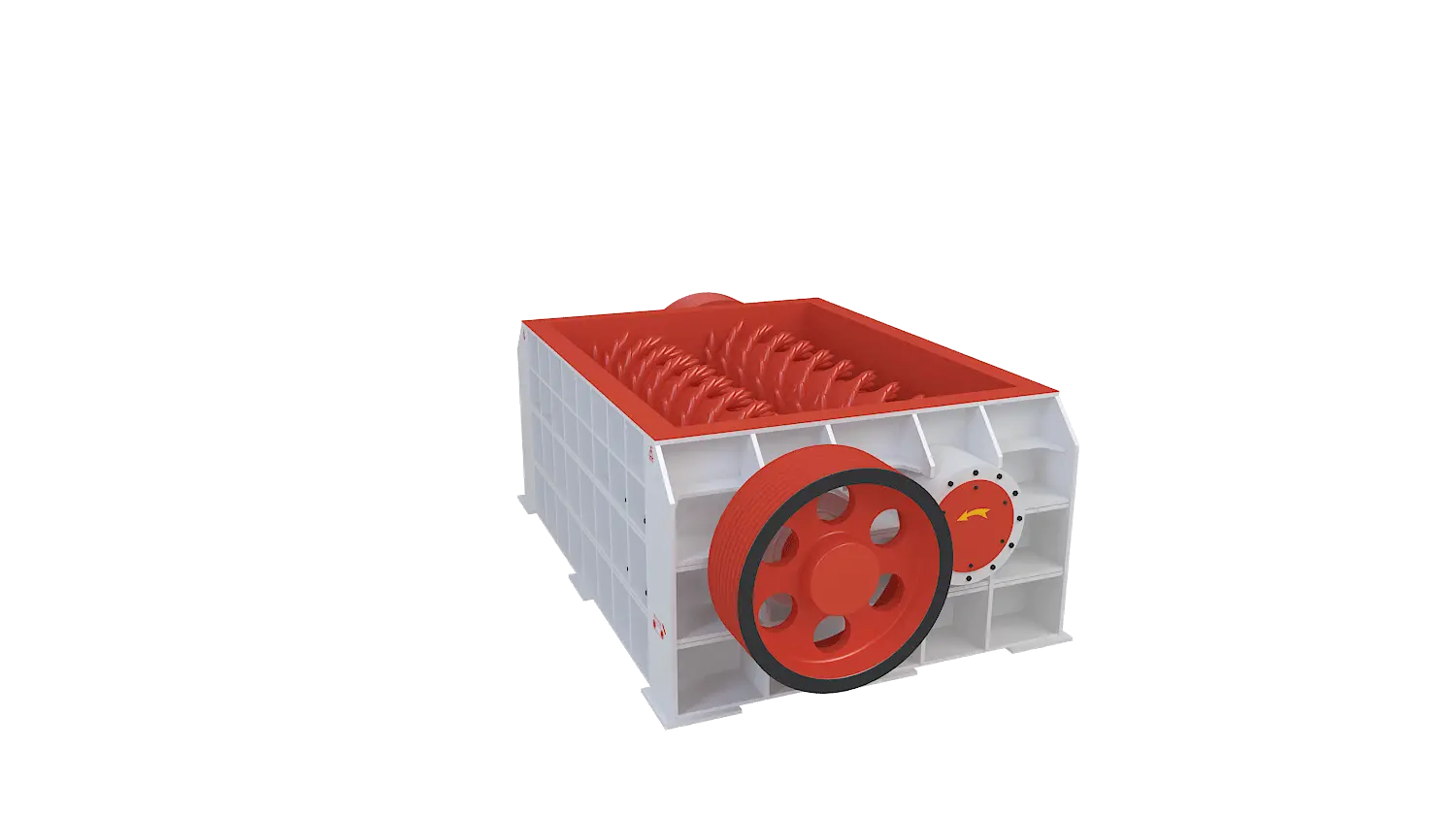 双齿辊破碎机360度旋转图