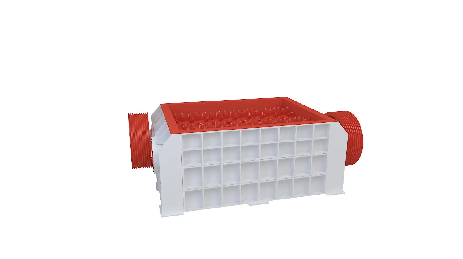 双齿辊破碎机360度旋转图