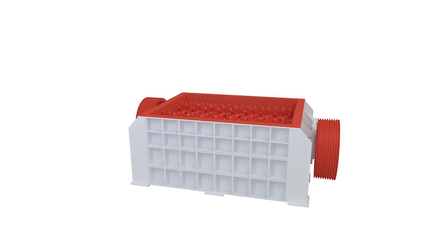 双齿辊破碎机360度旋转图