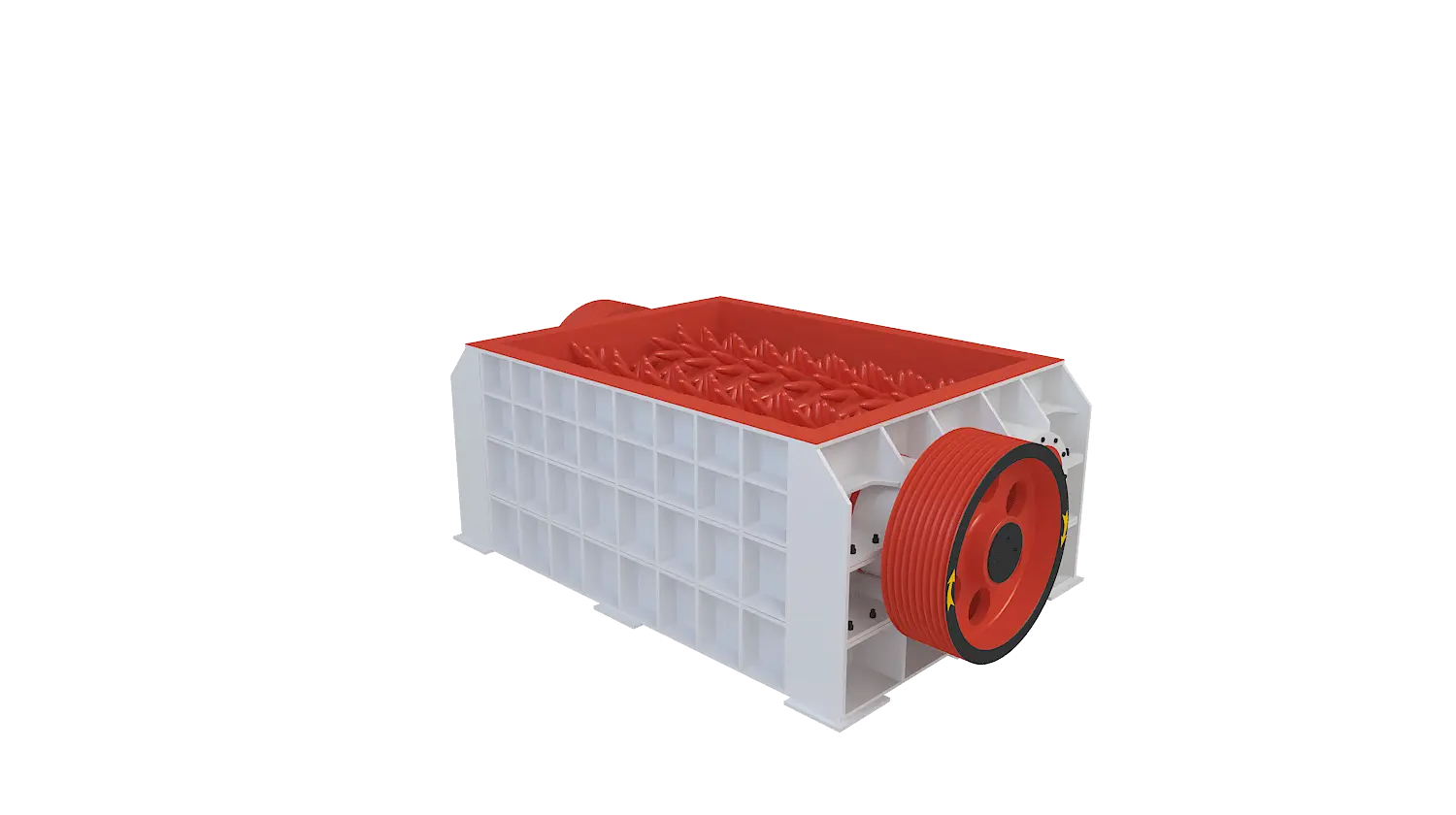 双齿辊破碎机360度旋转图