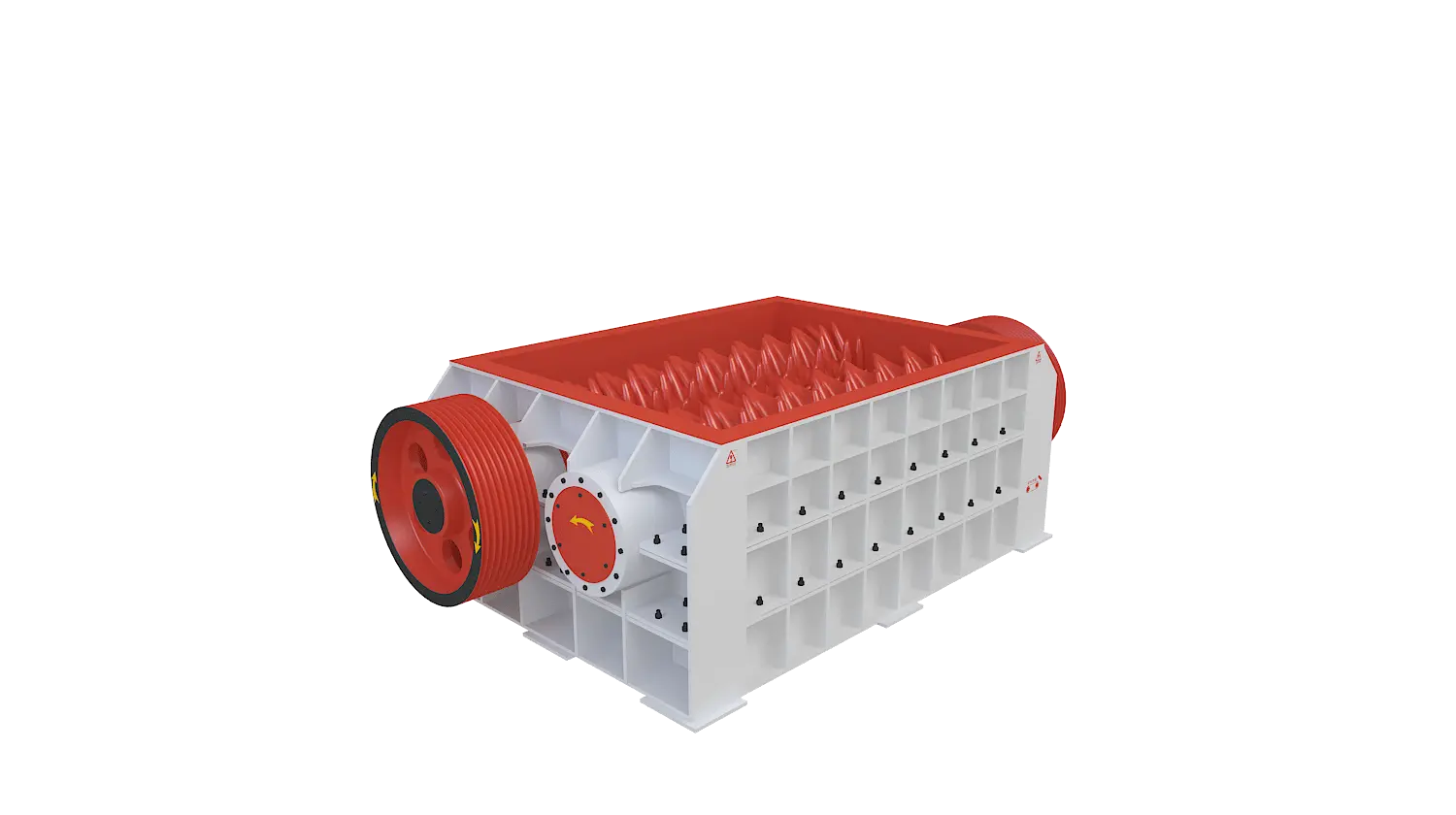 双齿辊破碎机360度旋转图