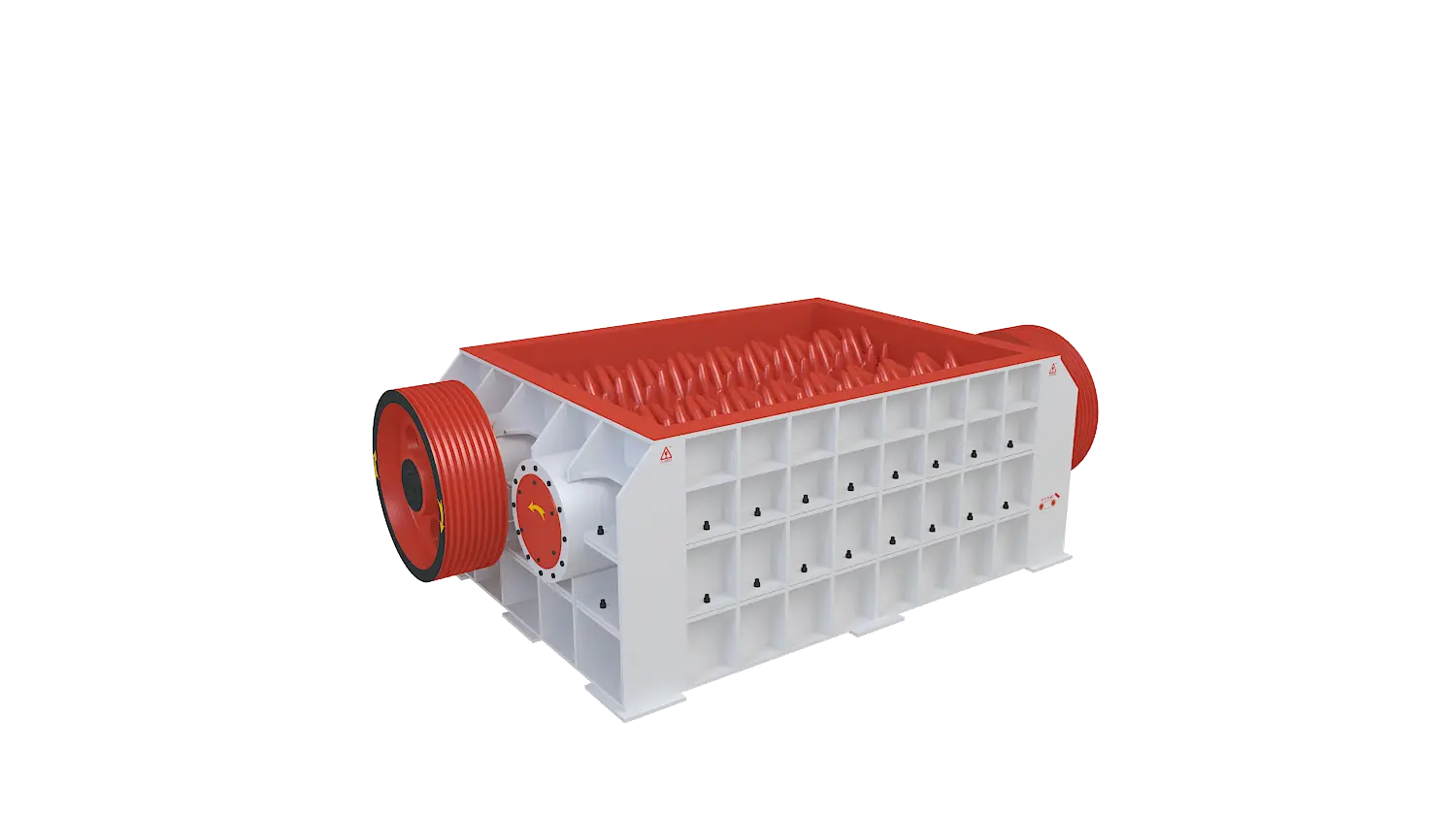 双齿辊破碎机360度旋转图