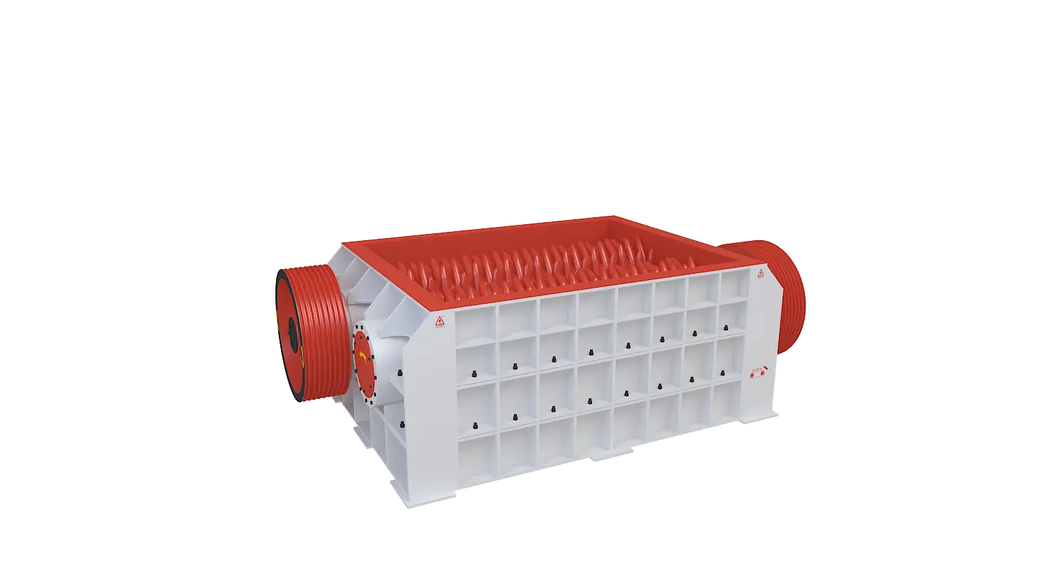 双齿辊破碎机360度旋转图