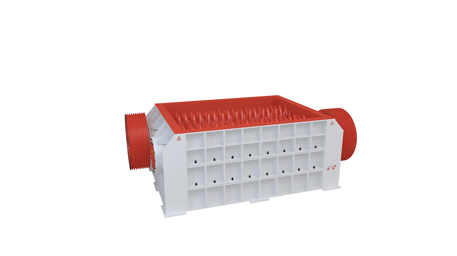 双齿辊破碎机360度旋转图