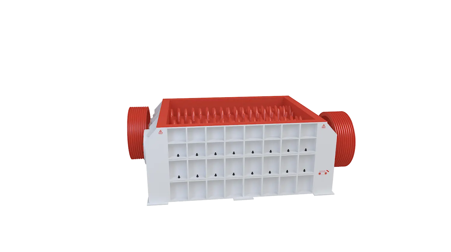 双齿辊破碎机360度旋转图