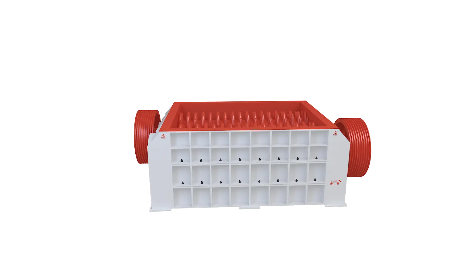 双齿辊破碎机360度旋转图