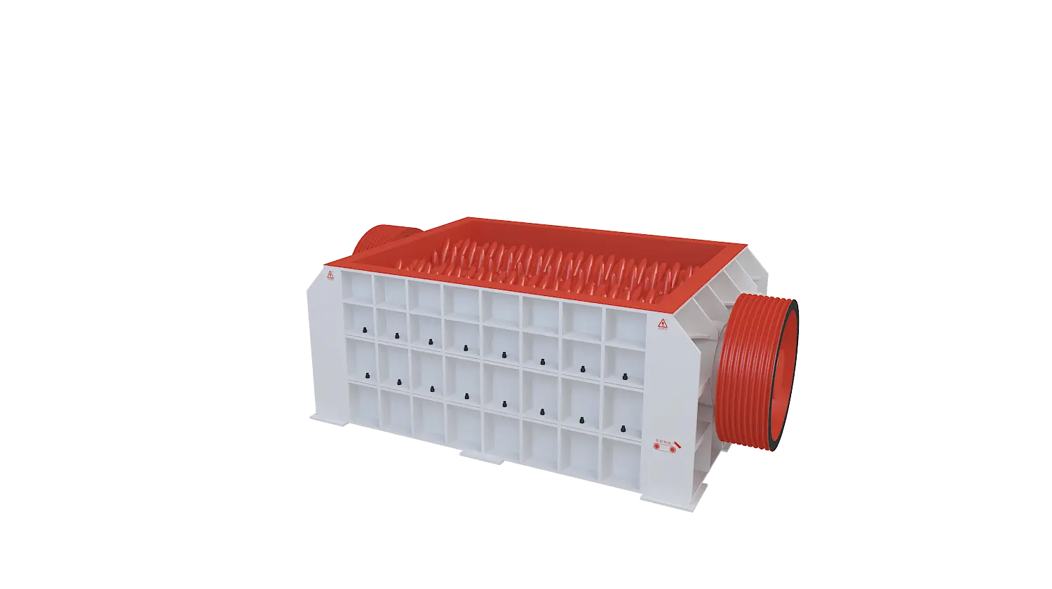 双齿辊破碎机360度旋转图