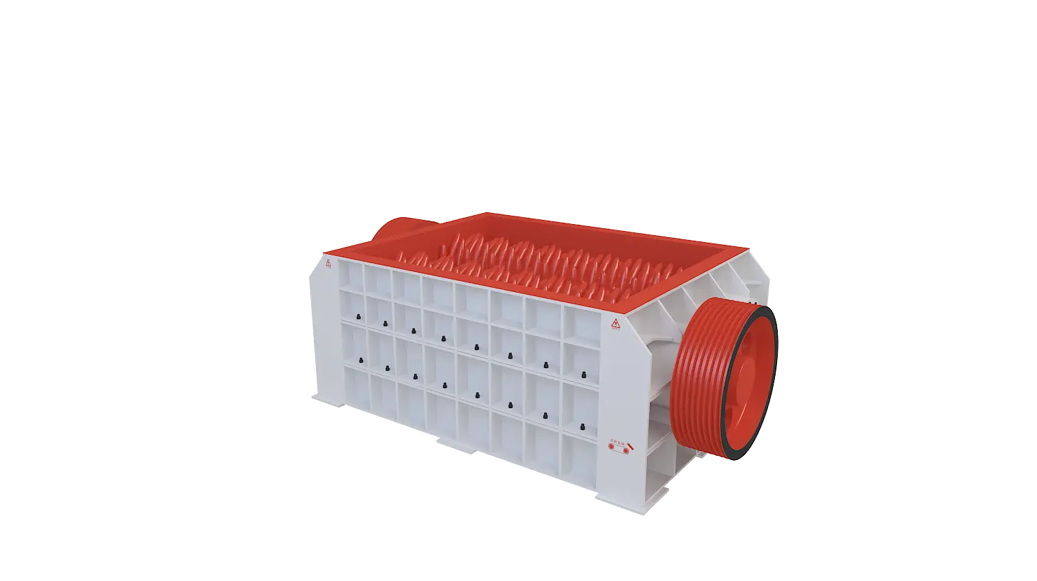 双齿辊破碎机360度旋转图