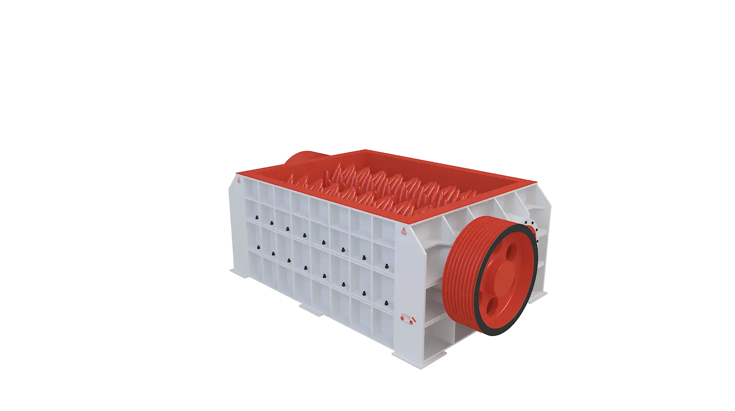 双齿辊破碎机360度旋转图