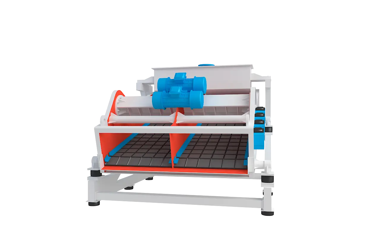 FZS高频电磁复振筛360度旋转图