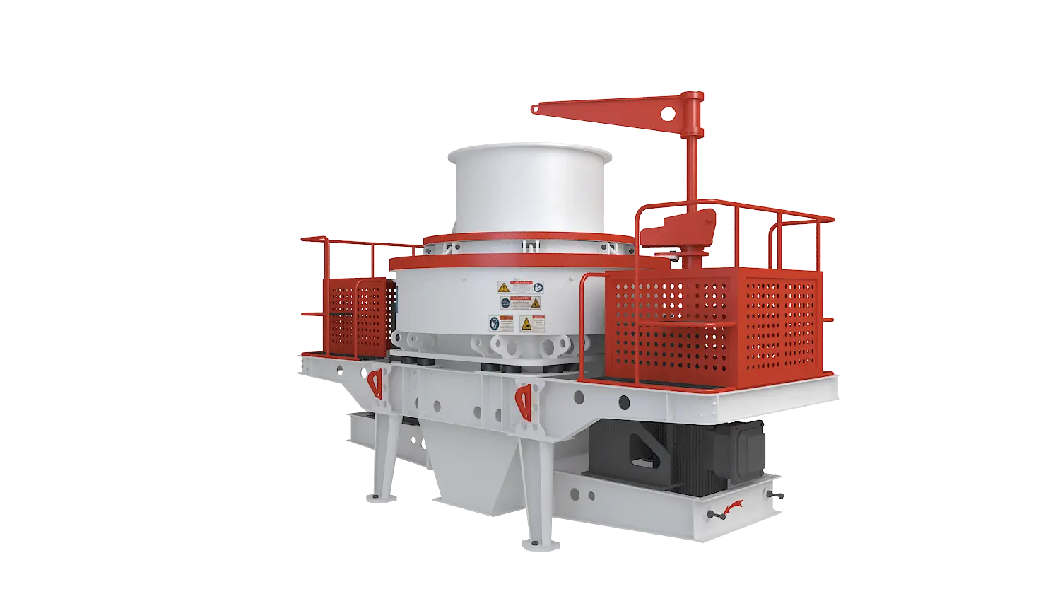 VSI系列立轴冲击式破碎机360度旋转图