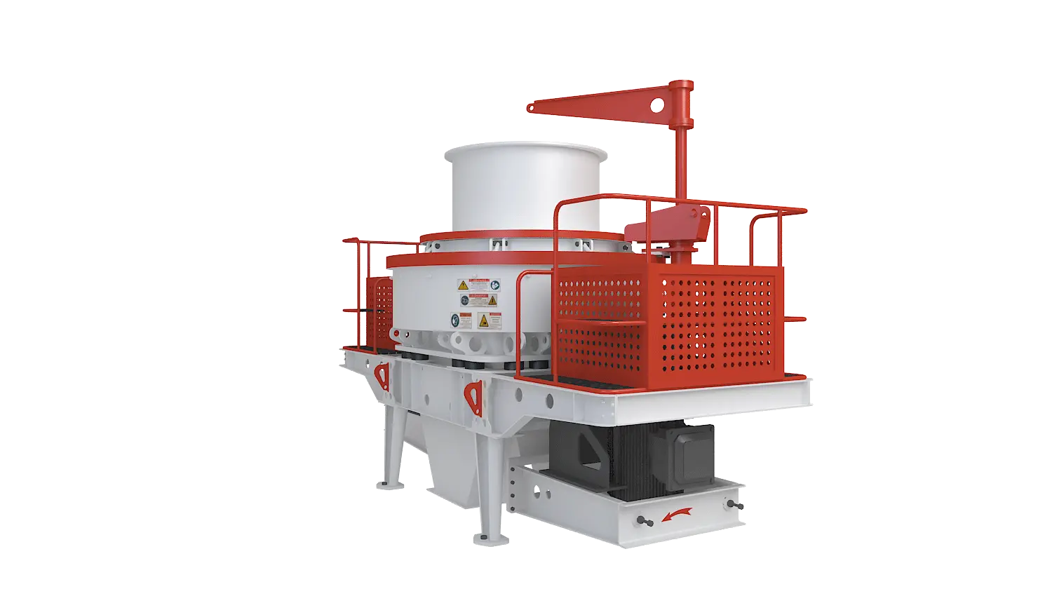 VSI系列立轴冲击式破碎机360度旋转图