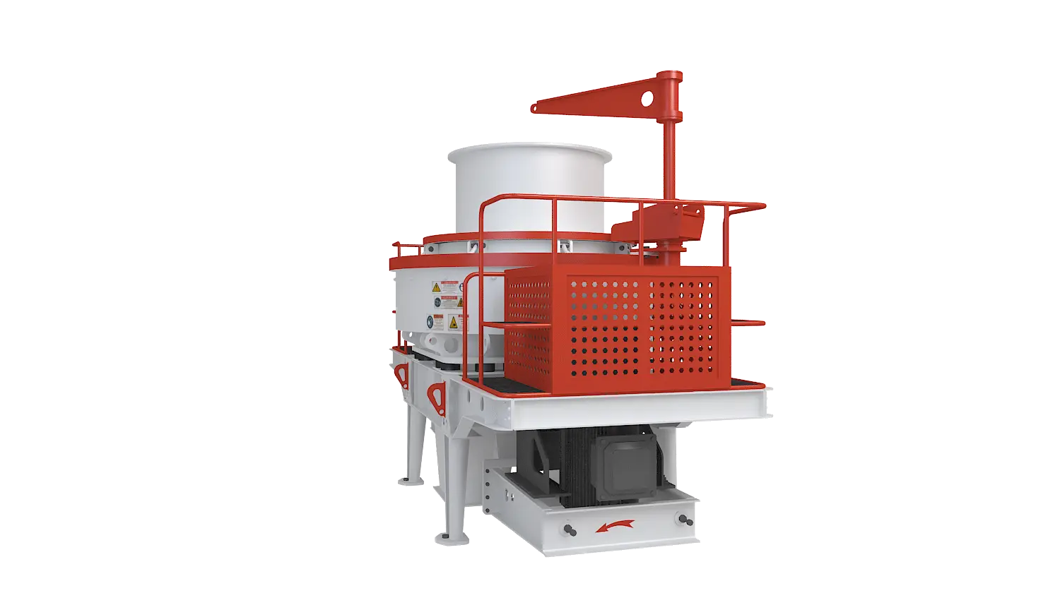 VSI系列立轴冲击式破碎机360度旋转图