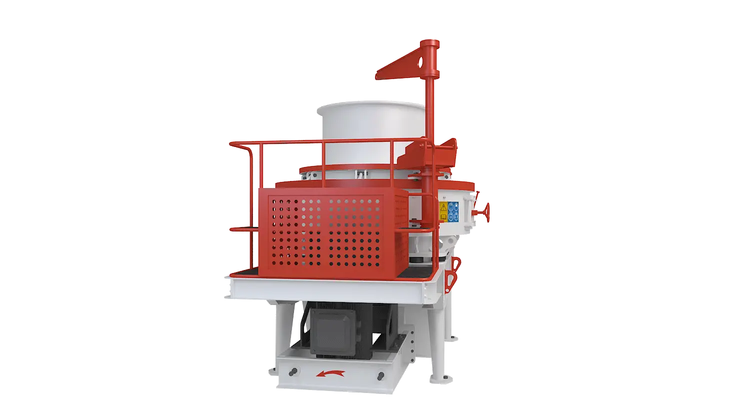 VSI系列立轴冲击式破碎机360度旋转图