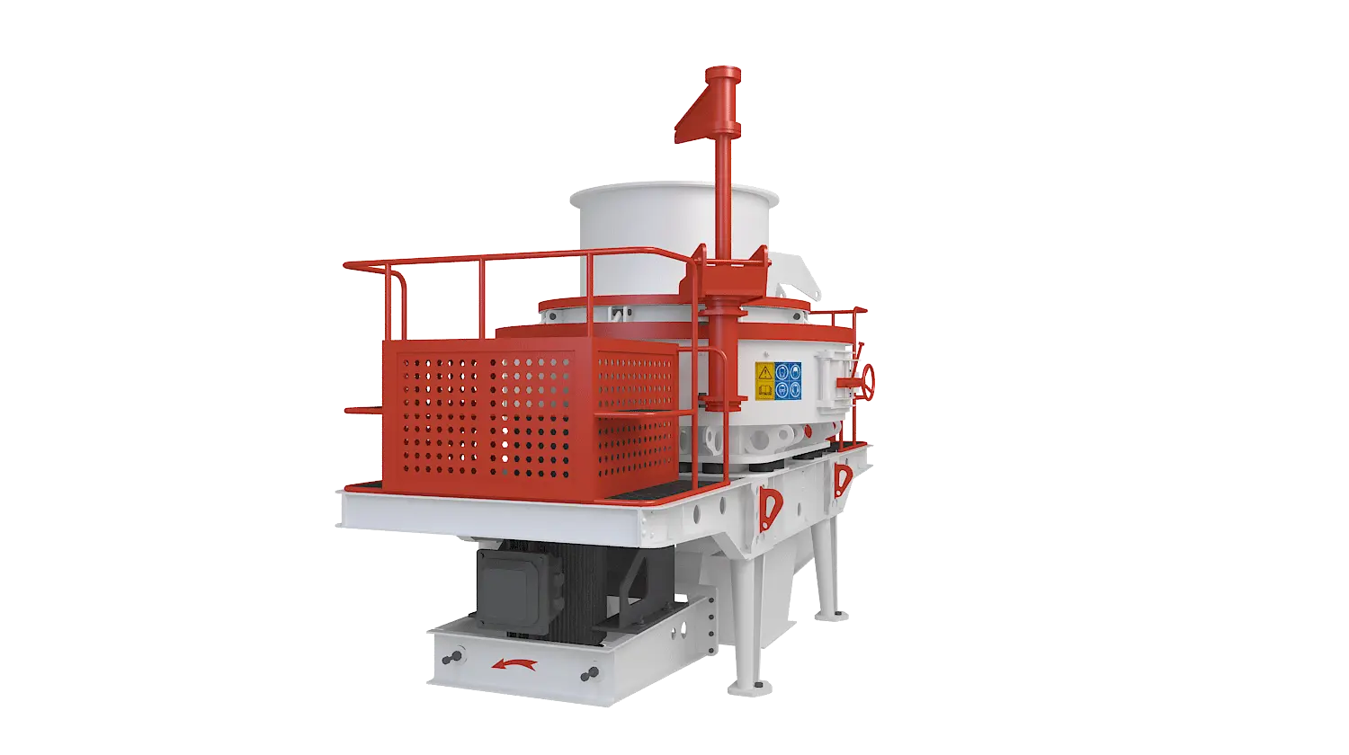 VSI系列立轴冲击式破碎机360度旋转图