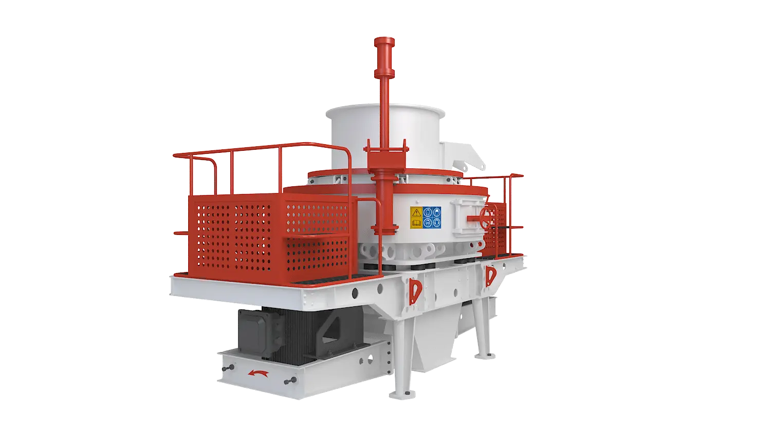 VSI系列立轴冲击式破碎机360度旋转图