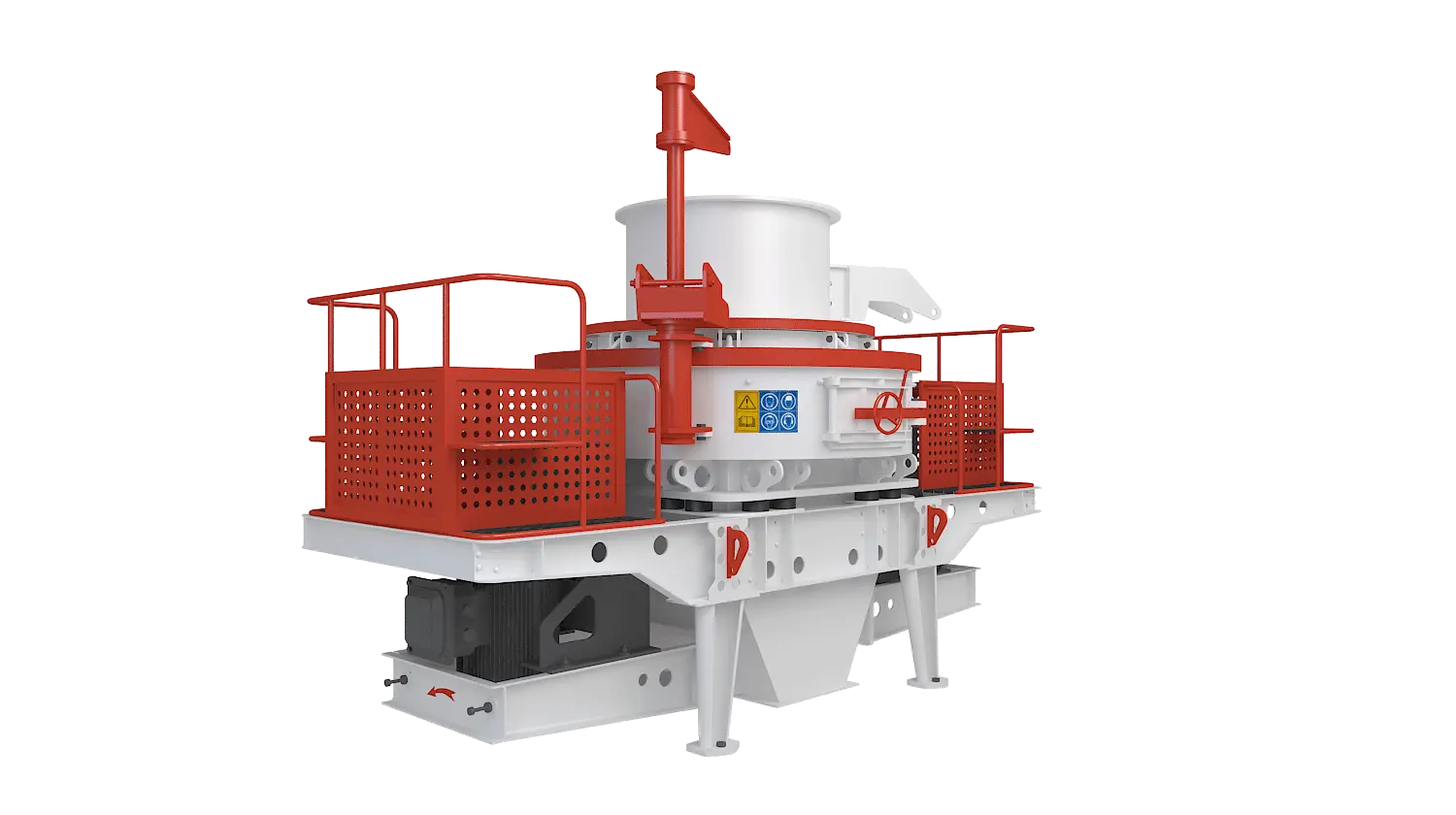 VSI系列立轴冲击式破碎机360度旋转图
