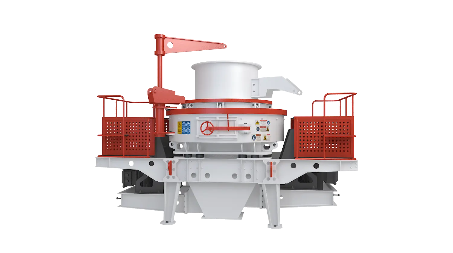 VSI系列立轴冲击式破碎机360度旋转图