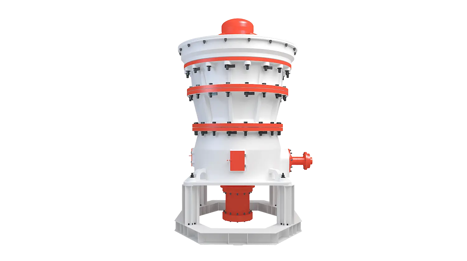 K系列旋回式破碎机360度旋转图