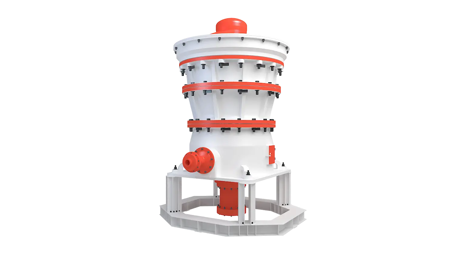 K系列旋回式破碎机360度旋转图