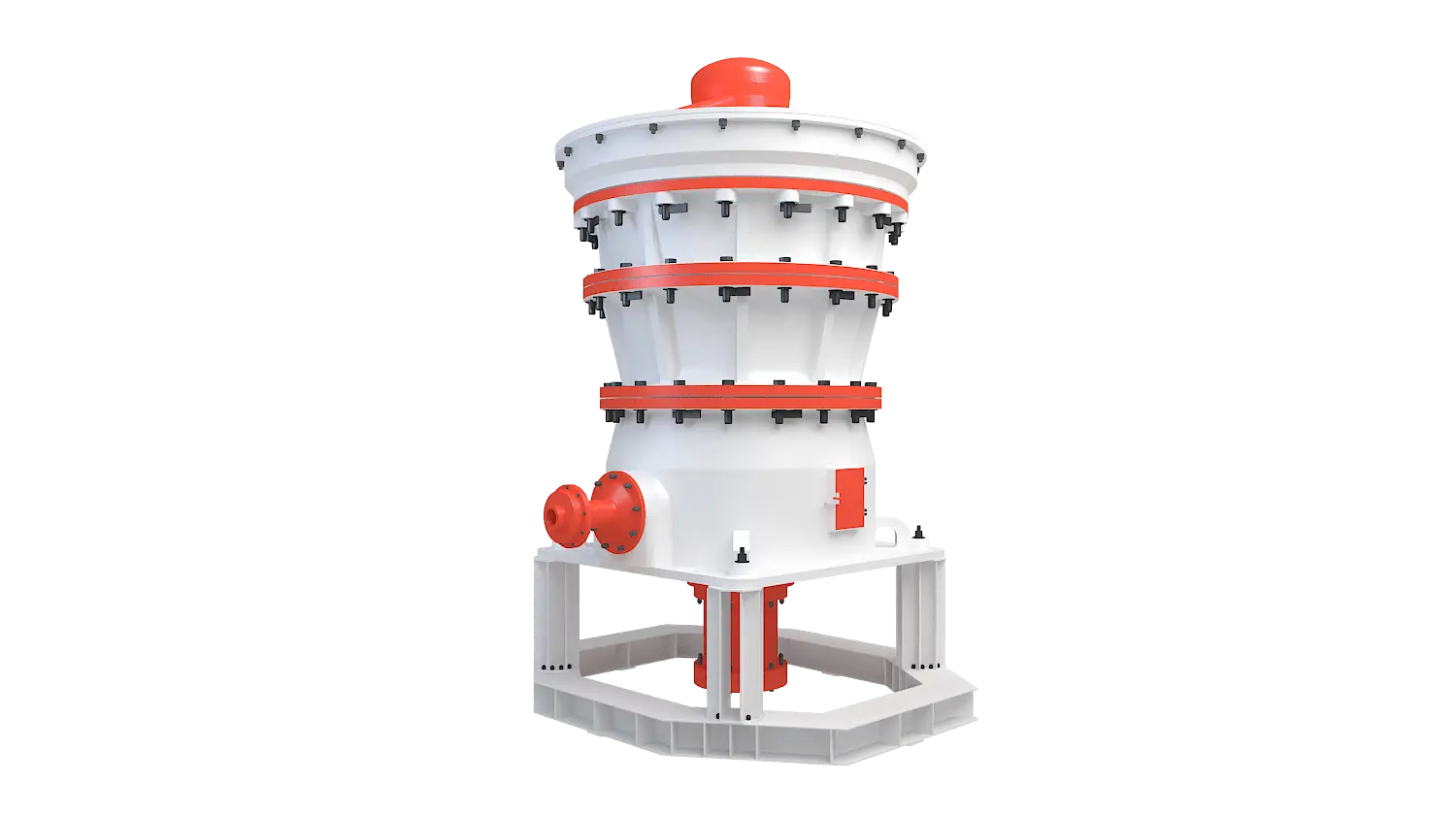 K系列旋回式破碎机360度旋转图