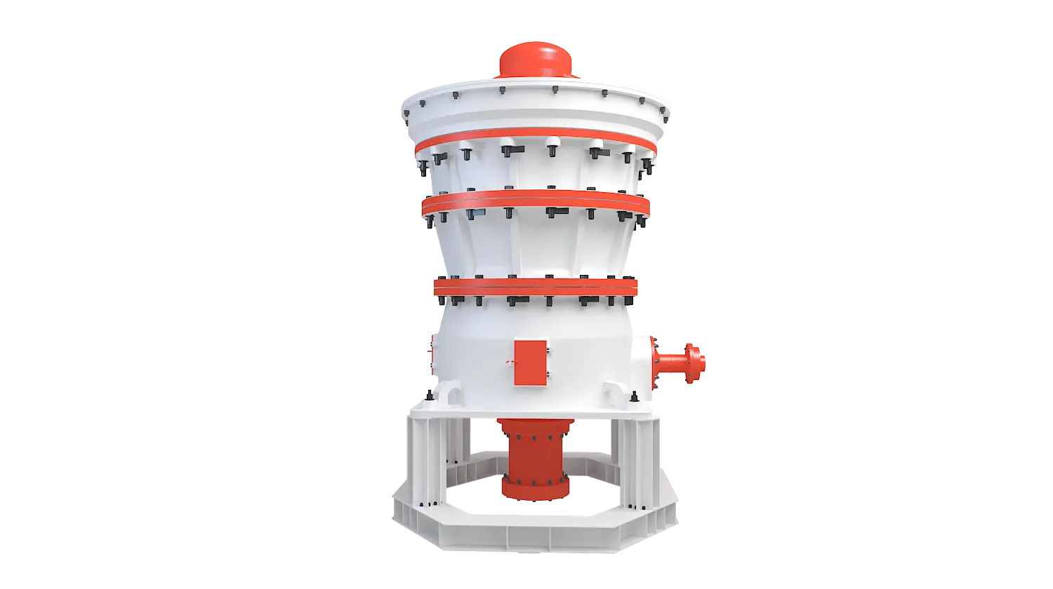 K系列旋回式破碎机360度旋转图