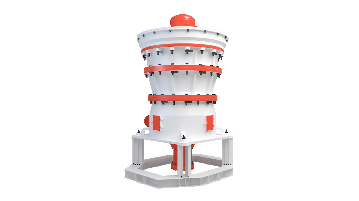 K系列旋回式破碎机360度旋转图