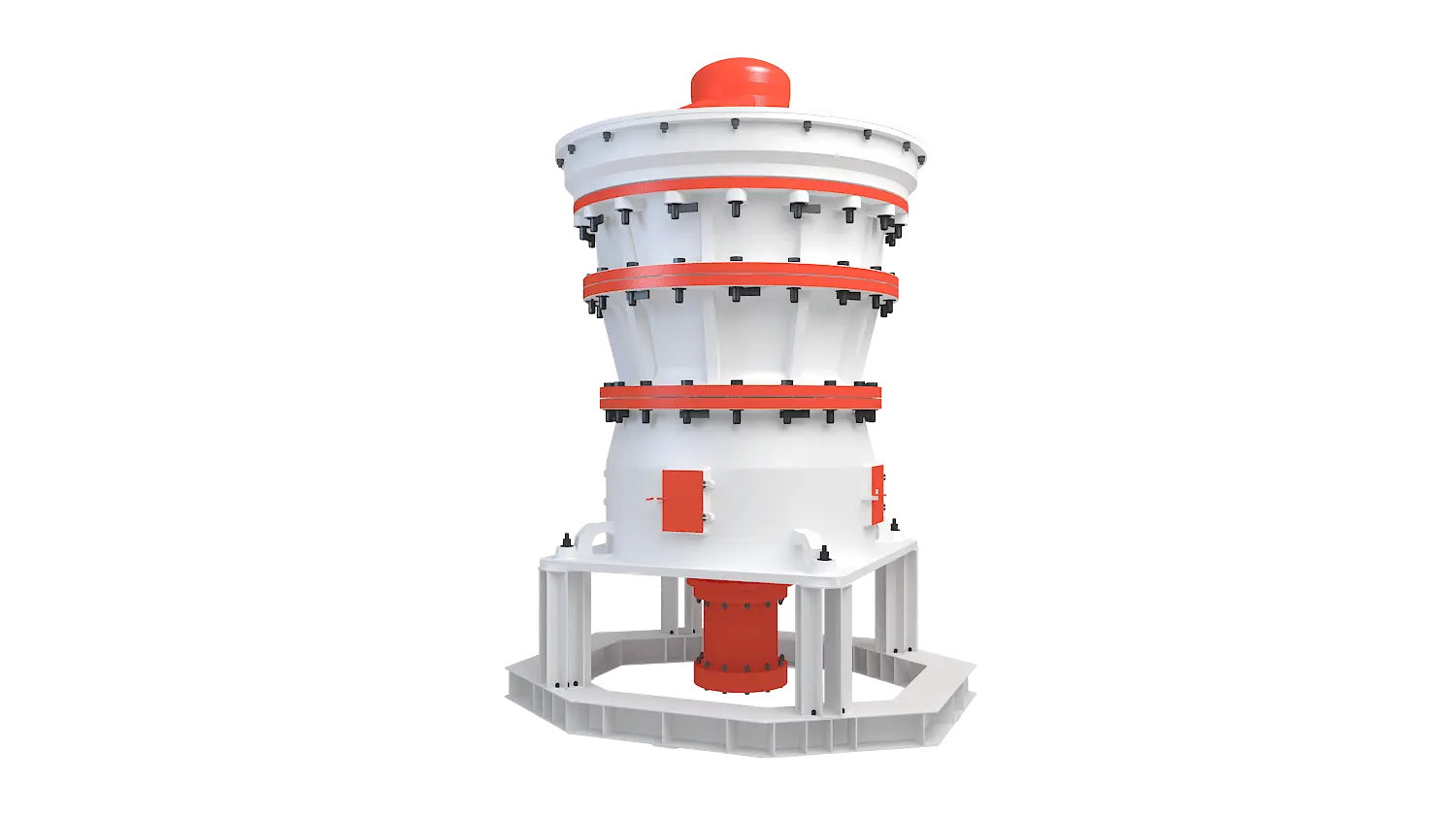 K系列旋回式破碎机360度旋转图