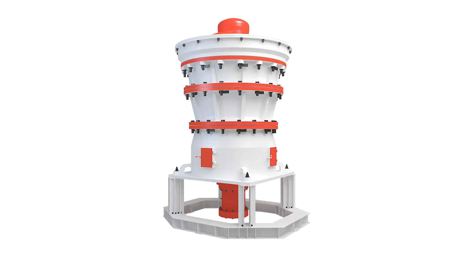 K系列旋回式破碎机360度旋转图