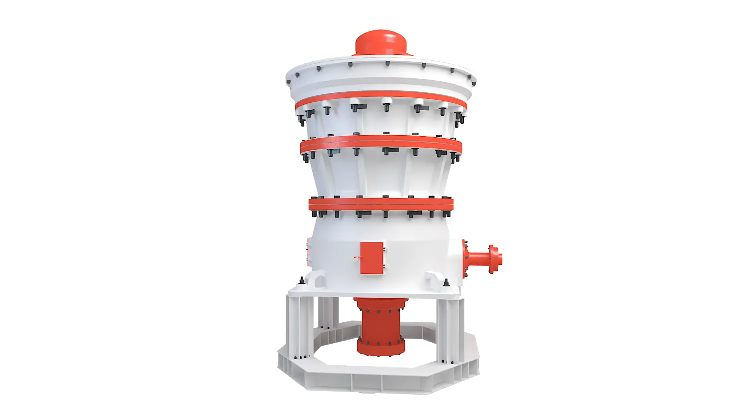 K系列旋回式破碎机360度旋转图