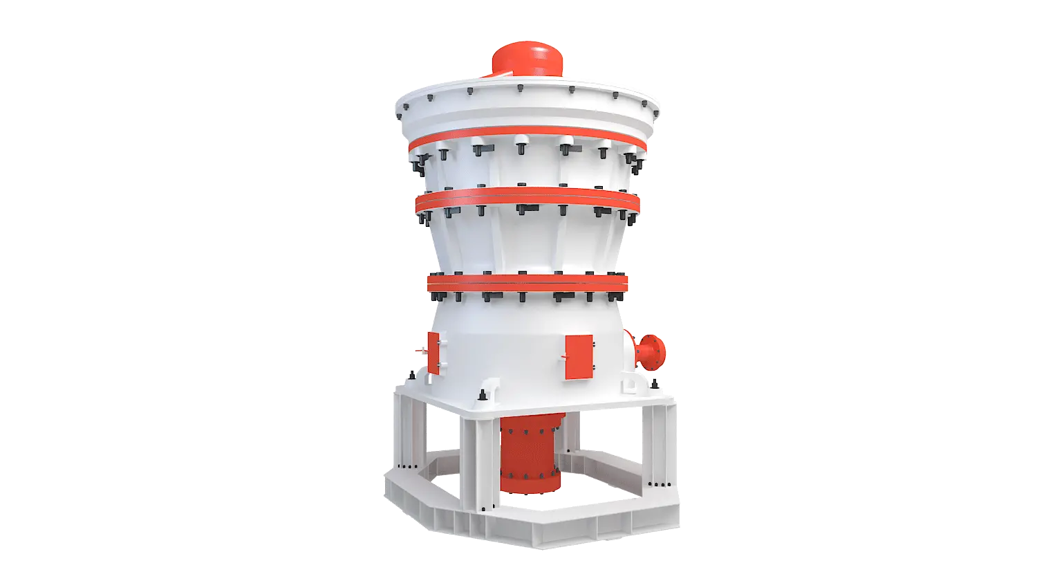 K系列旋回式破碎机360度旋转图