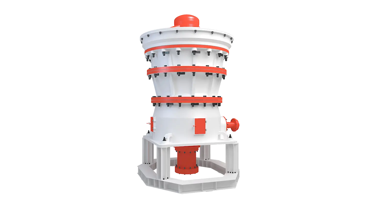 K系列旋回式破碎机360度旋转图