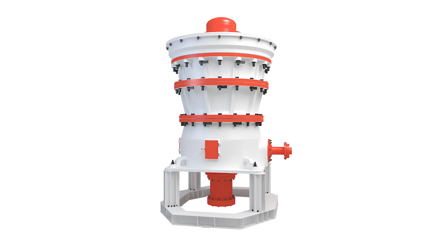 K系列旋回式破碎机360度旋转图