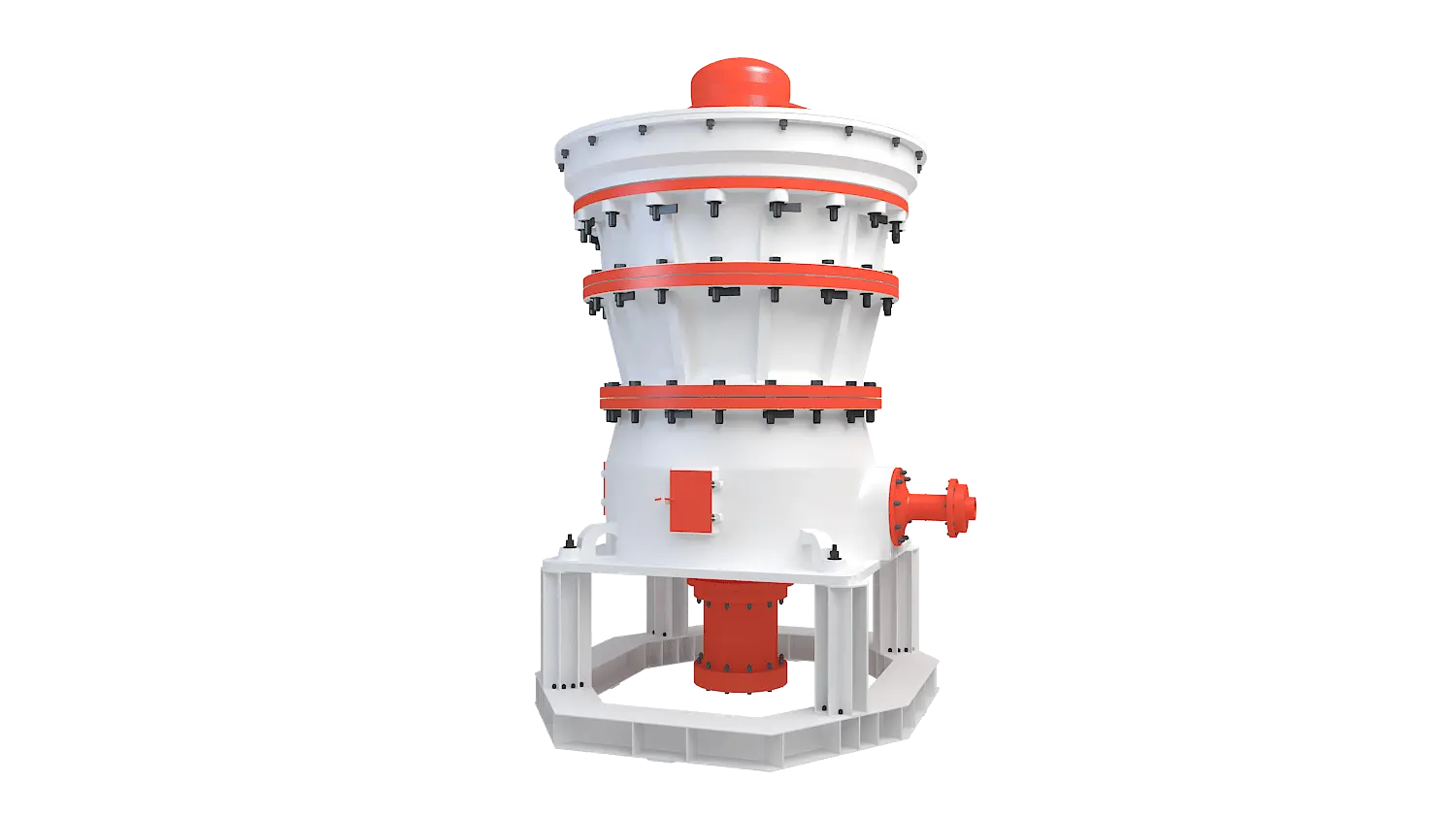 K系列旋回式破碎机360度旋转图